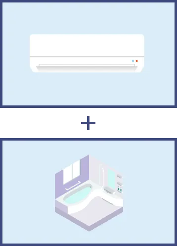 壁掛けタイプエアコン